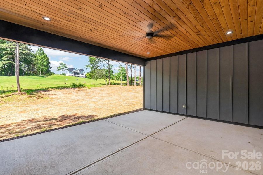 Exterior details and patio area of a home in , Statesville (Image 25).