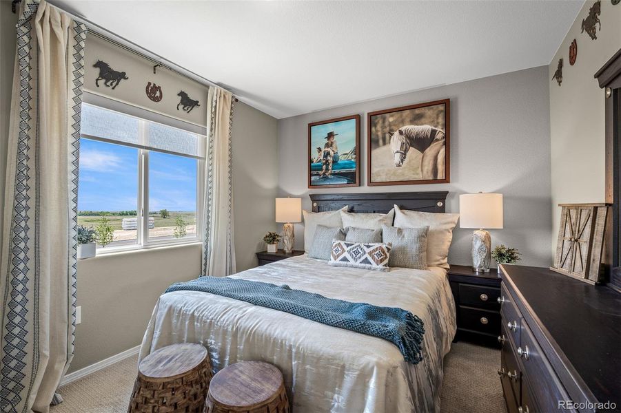 Furnished interior view inside a new home in , Colorado Springs (Image 10).