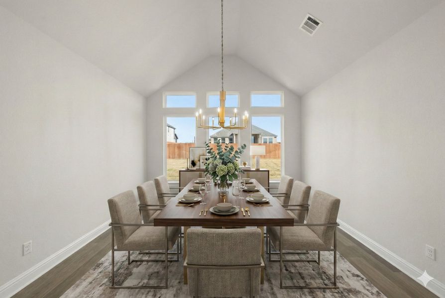 Furnished interior view inside a new home in Bull Hide Estates, Hewitt (Image 10).
