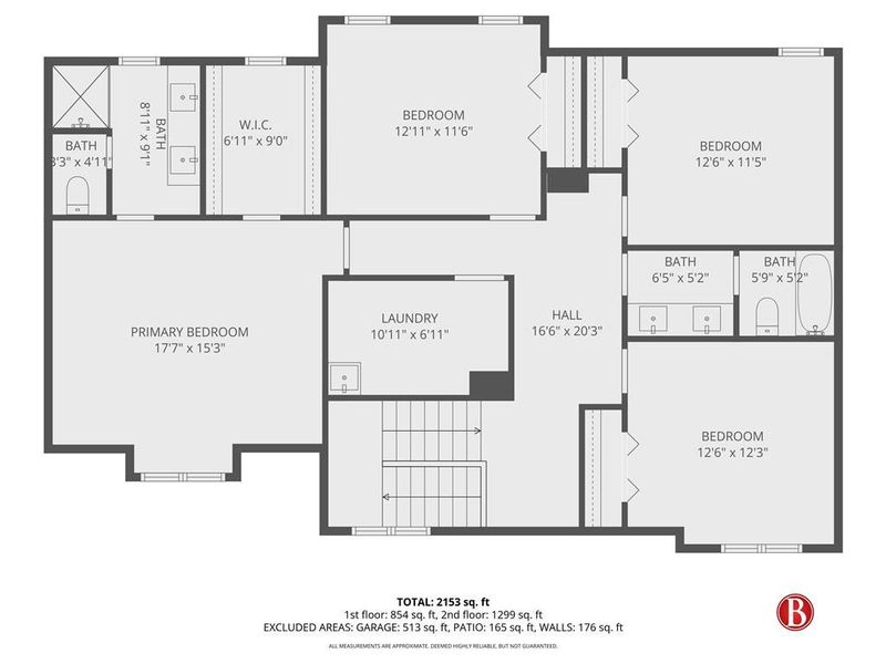 2D floor plan layout of this home in , Toccoa, GA (Image 6).