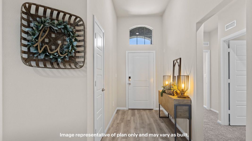 Furnished interior view inside a new home in Mustang Ridge, Andrews (Image 16).