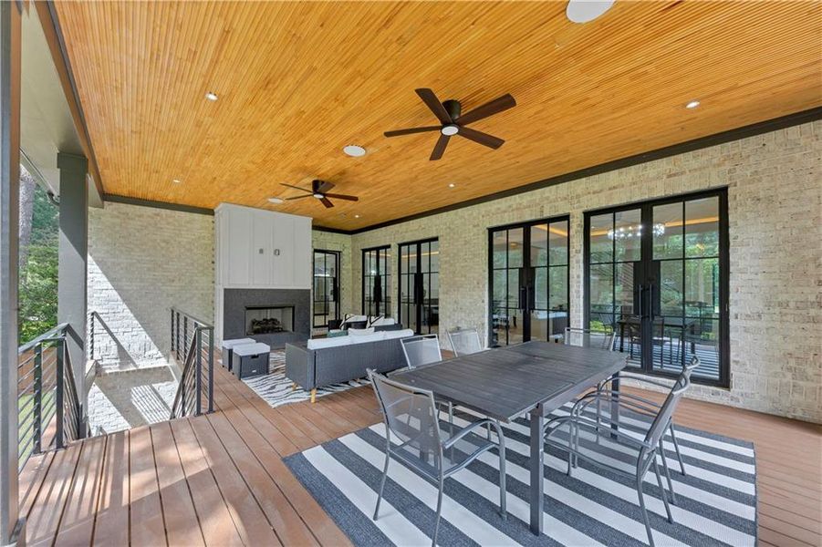 Furnished interior view inside a new home in , Marietta (Image 28).
