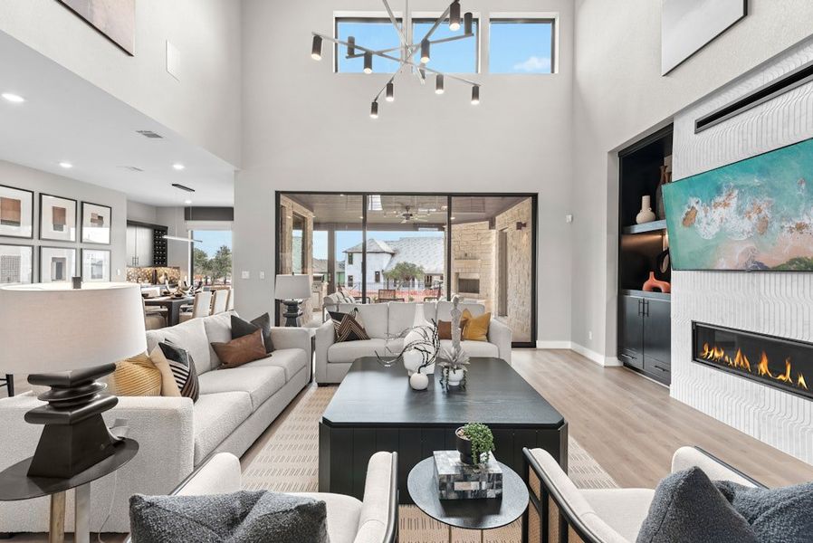 Representative furnished interior of a home built from the Emory by Scott Felder Homes in Caliterra, Dripping Springs (Image 10). Representative furnished interior of a home built from the Emory by Scott Felder Homes in Caliterra, Dripping Springs (Image 10).