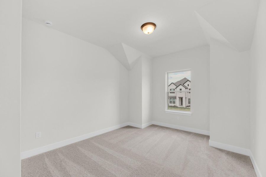 Spacious, unfurnished interior of a new home in Santa Rita Ranch - 60', Liberty Hill (Image 27). Spacious, unfurnished interior of a new home in Santa Rita Ranch - 60', Liberty Hill (Image 27).