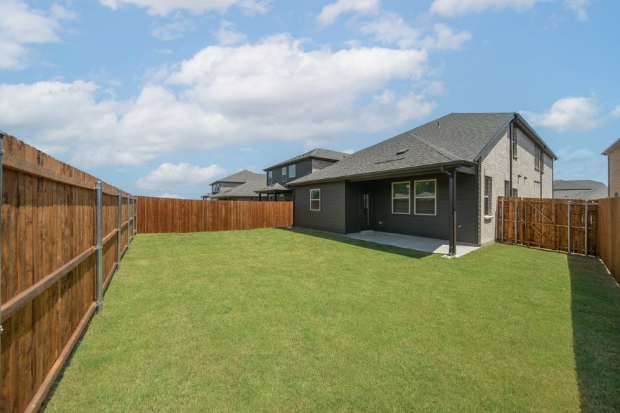 Exterior details and patio area of a home in Churchill, Anna (Image 2). Exterior details and patio area of a home in Churchill, Anna (Image 2).