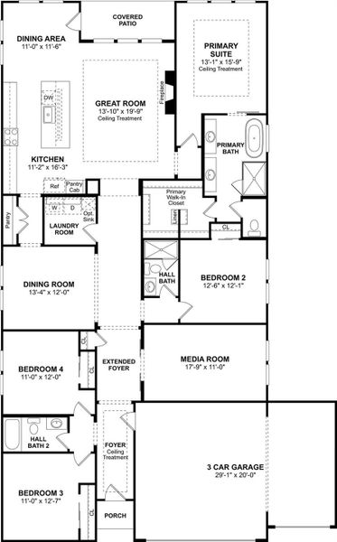 The Warren floor plan by K. Hovnanian Homes. 1st Floor shown. *Prices, plans, dimensions, features, specifications, materials, and availability of homes or communities are subject to change without notice or obligation. The Warren floor plan by K. Hovnanian Homes. 1st Floor shown. *Prices, plans, dimensions, features, specifications, materials, and availability of homes or communities are subject to change without notice or obligation.