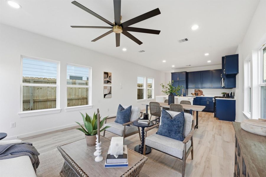 Furnished interior view inside a new home in , La Porte (Image 19).