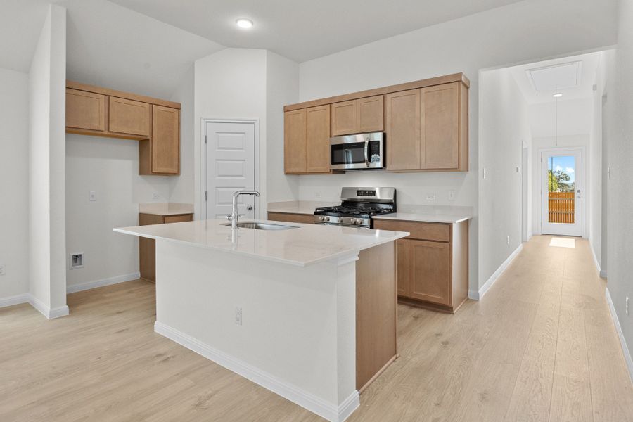 Furnished interior view inside a new home in Trinity Ranch, Elgin (Image 8).
