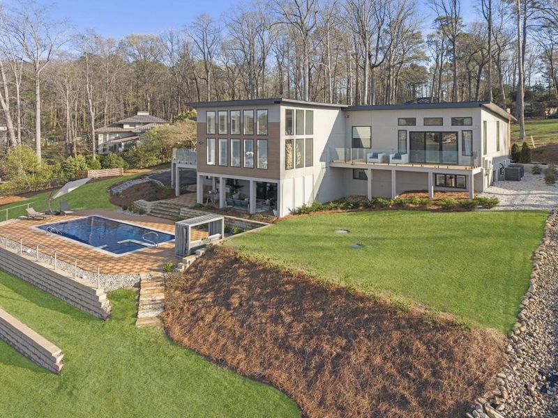Exterior details and patio area of a home in , Jonesboro (Image 33).