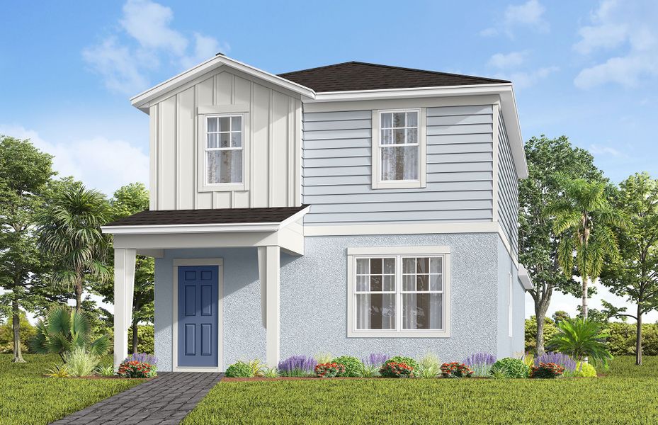 Representative exterior photo of a completed home built from the Benton by Pulte Homes in Lakehaven Estates, Clermont, FL (Image 2).