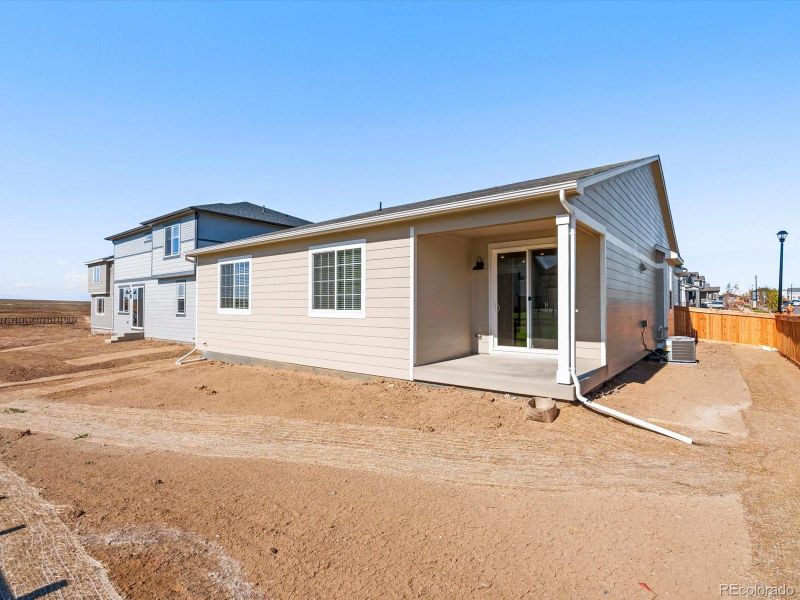 Exterior details and patio area of a home in , Commerce City (Image 3). Exterior details and patio area of a home in , Commerce City (Image 3).