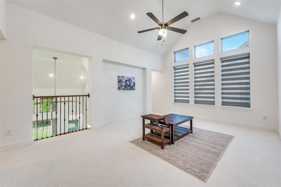 Furnished interior view inside a new home in Sandbrock Ranch, Aubrey (Image 4).