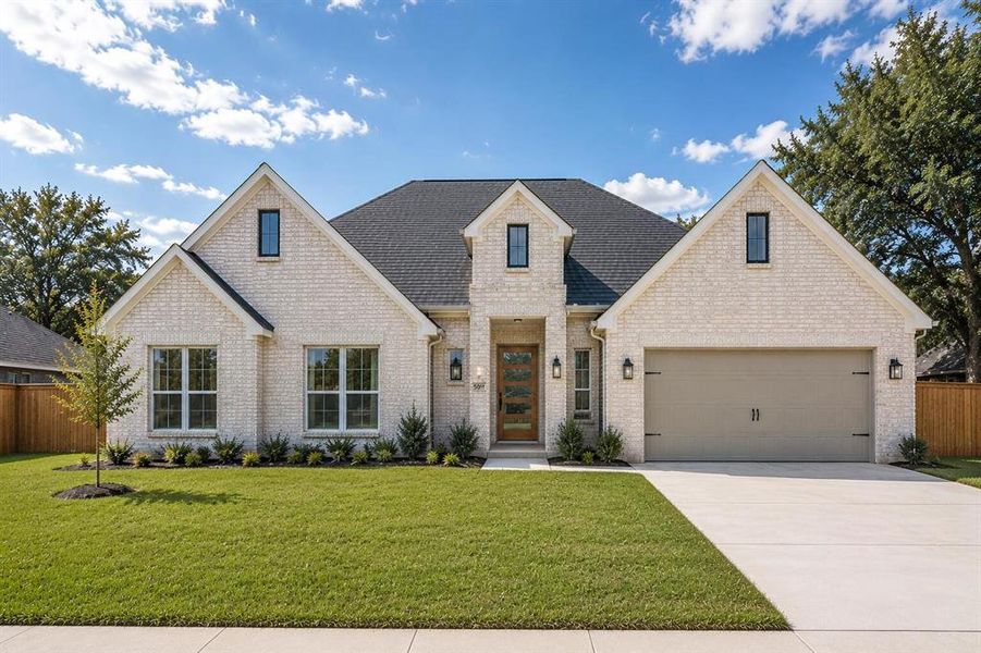 Front exterior of a new home in , Sherman, TX, highlighting curb appeal (Image 1). Front exterior of a new home in , Sherman, TX, highlighting curb appeal (Image 1).