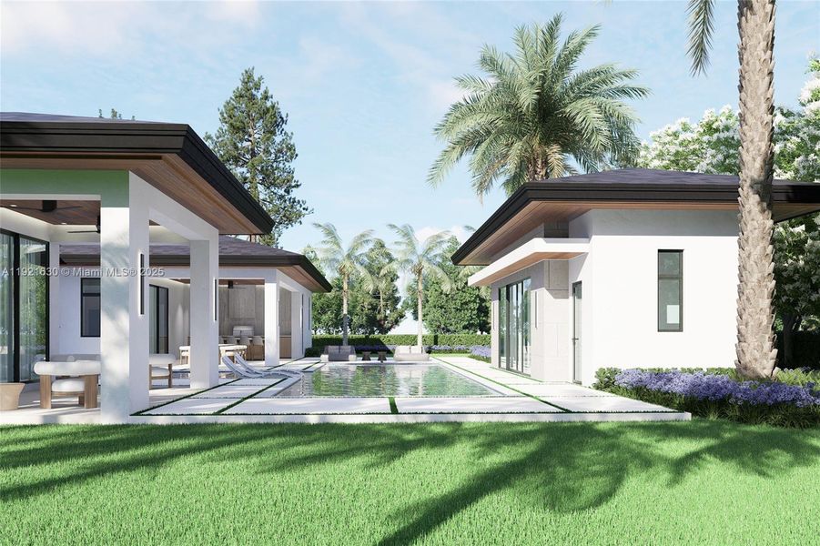 Exterior details and patio area of a home in , Pinecrest (Image 15).