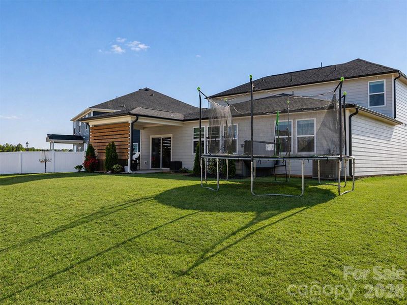 Exterior details and patio area of a home in Wilson Creek Executive Series, Indian Land (Image 25).