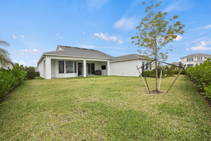 Exterior details and patio area of a home in , Westlake (Image 28).