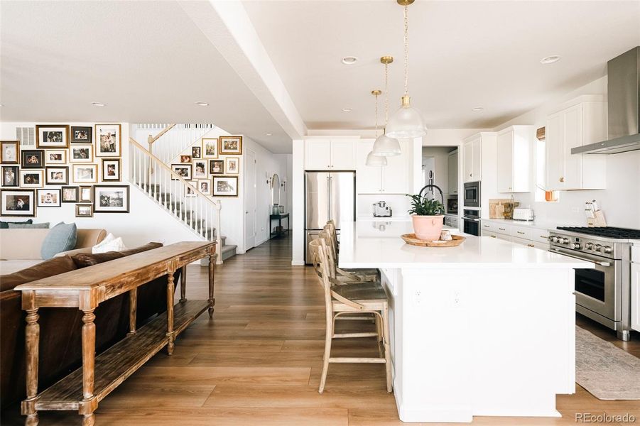 Furnished interior view inside a new home in , Aurora (Image 5). Furnished interior view inside a new home in , Aurora (Image 5).