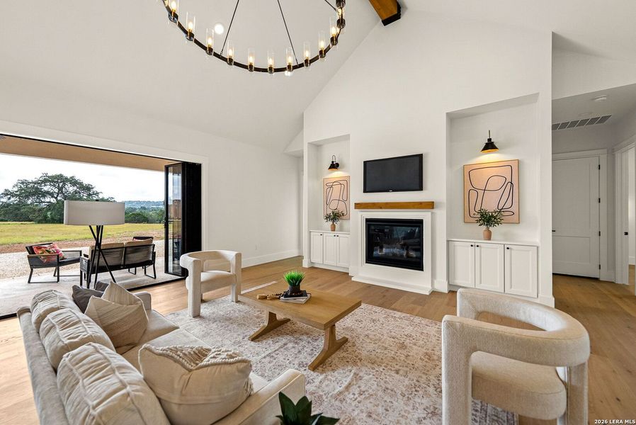 Furnished interior view inside a new home in , Bandera (Image 9). Furnished interior view inside a new home in , Bandera (Image 9).