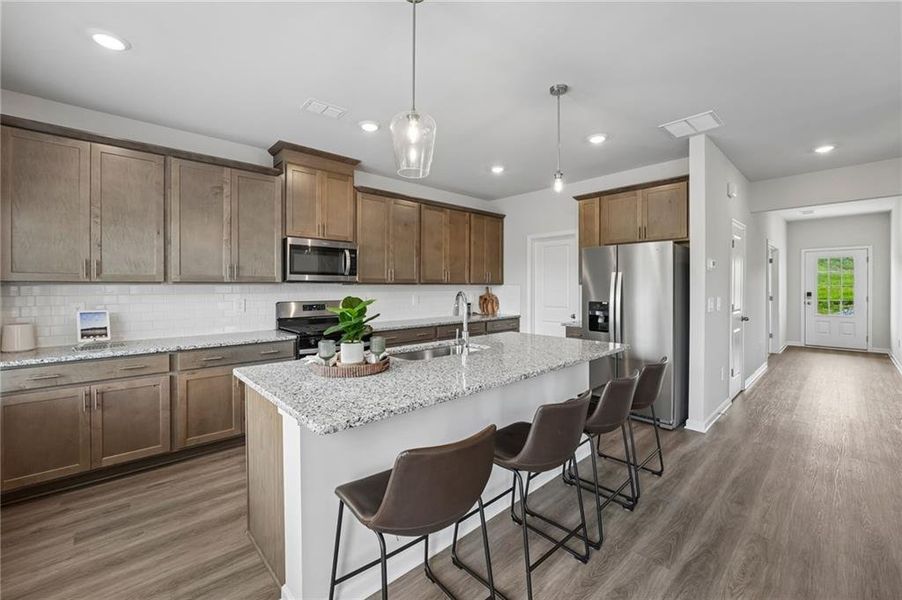 Furnished interior view inside a new home in Ivey Township, Dallas (Image 33).
