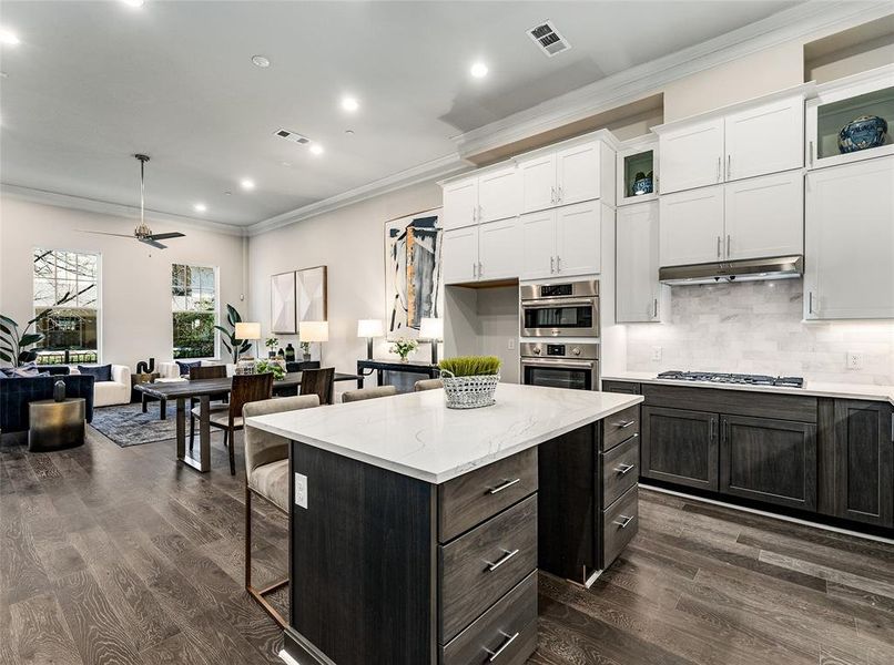 Furnished interior view inside a new home in , Plano (Image 26). Furnished interior view inside a new home in , Plano (Image 26).