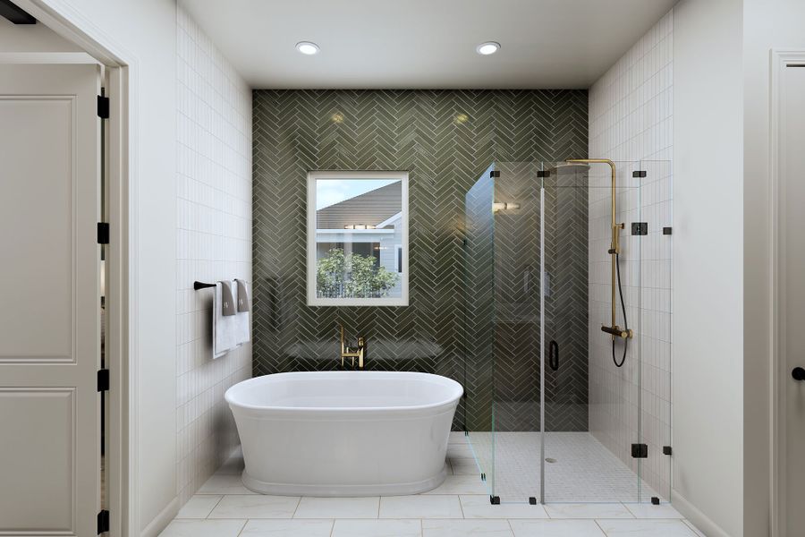 The Gatwick Basement - Optional Master Bath