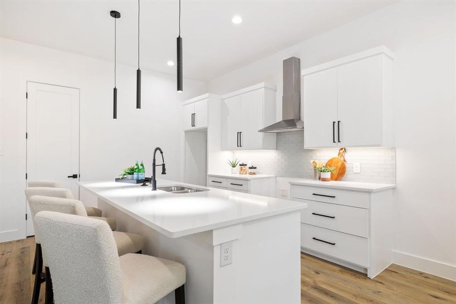 Furnished interior view inside a new home in , Dallas (Image 7).