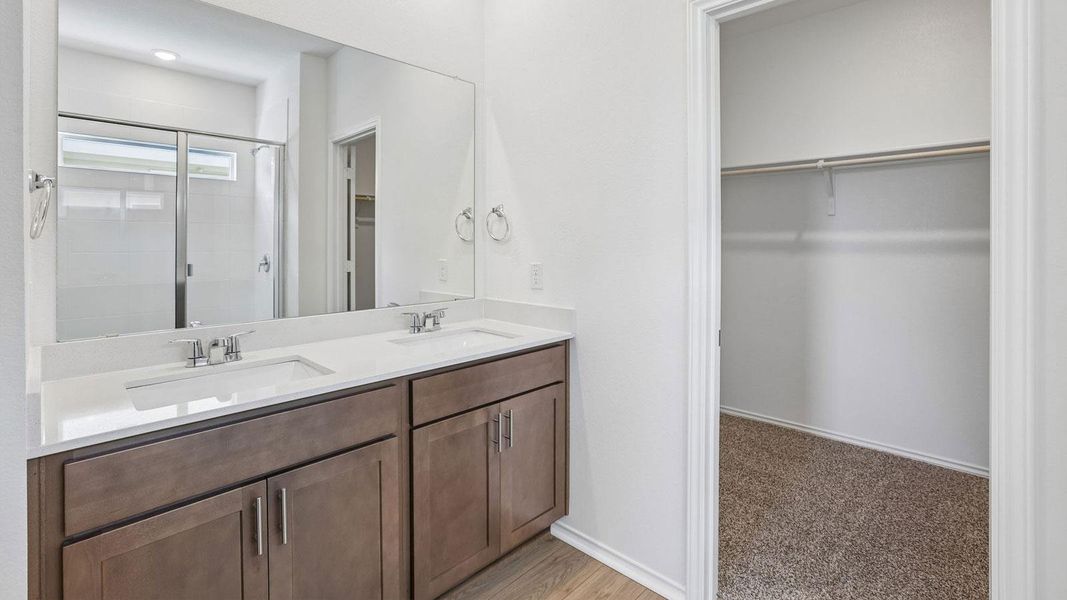 Furnished interior view inside a new home in Valverde, Bastrop (Image 8).