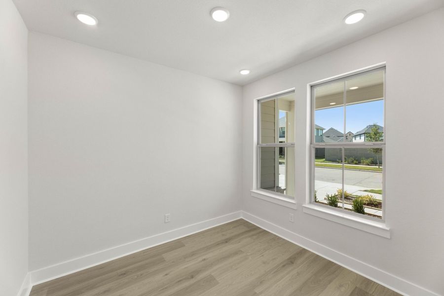 Spacious, unfurnished interior of a new home in Cottage Collection at Harvest, Argyle (Image 15). Spacious, unfurnished interior of a new home in Cottage Collection at Harvest, Argyle (Image 15).