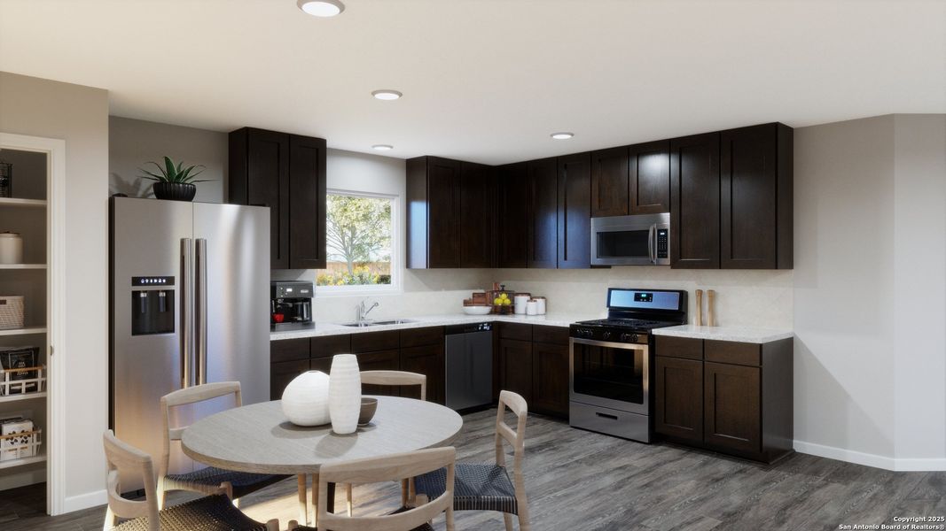 Furnished interior view inside a new home in Applewhite Meadows, San Antonio (Image 19). Furnished interior view inside a new home in Applewhite Meadows, San Antonio (Image 19).