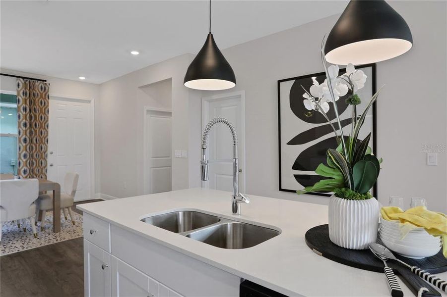 Close-up of interior finishes inside a home in Serenade at Ovation, Winter Garden (Image 19).