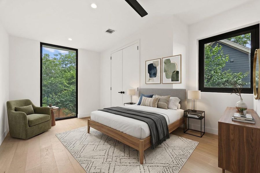 Furnished interior view inside a new home in , Austin (Image 33).