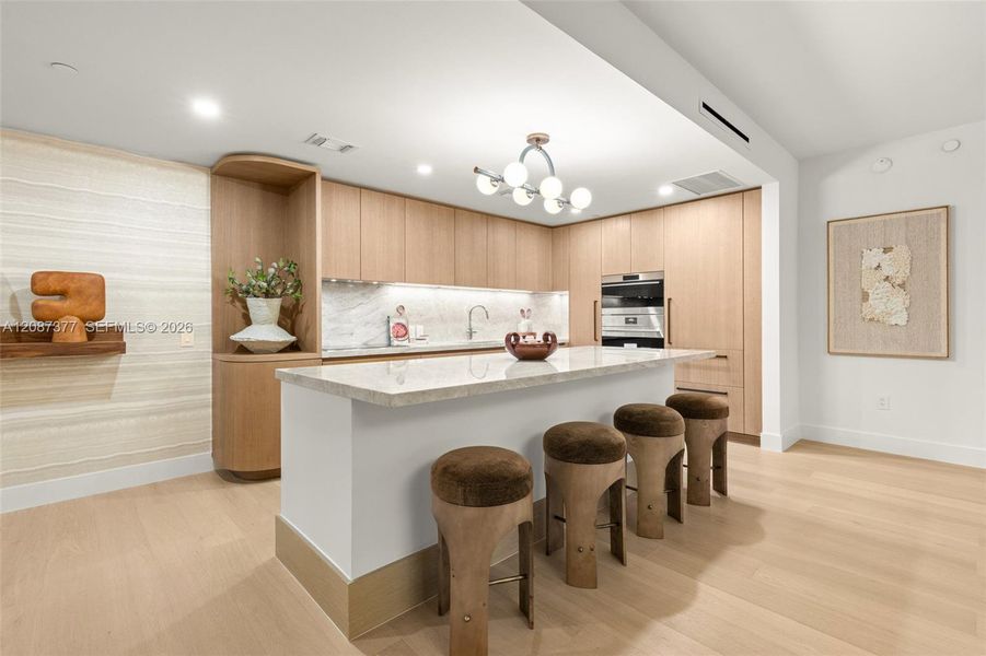 Furnished interior view inside a new home in , Bay Harbor Islands (Image 4).