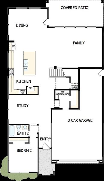 2D floor plan layout of this home in Tavolo at Soleo, San Tan Valley, AZ (Image 5). 2D floor plan layout of this home in Tavolo at Soleo, San Tan Valley, AZ (Image 5).
