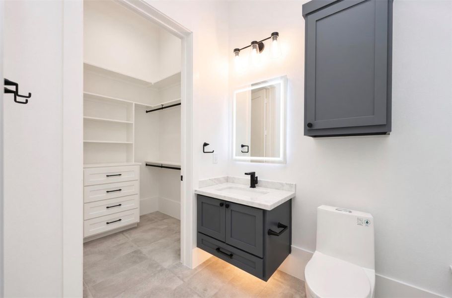 Furnished interior view inside a new home in , Houston (Image 18).