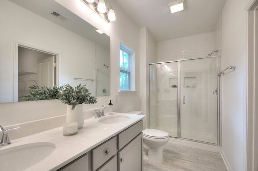 Representative furnished interior of a home built from the Devin by True Homes in Whispering Hills, Locust (Image 18). Representative furnished interior of a home built from the Devin by True Homes in Whispering Hills, Locust (Image 18).