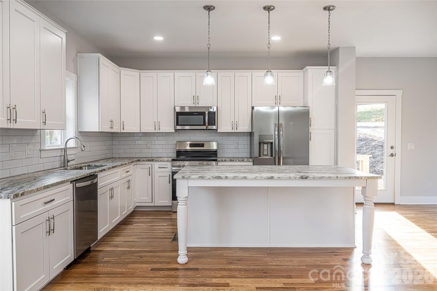 Furnished interior view inside a new home in , Weaverville (Image 8).