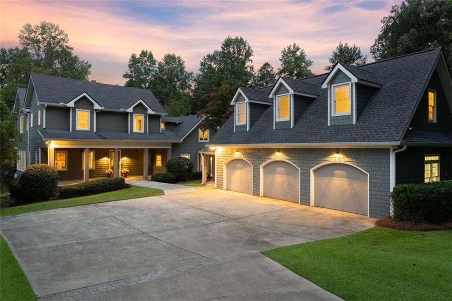 Front exterior of a new home in , Dawsonville, GA, highlighting curb appeal (Image 25).