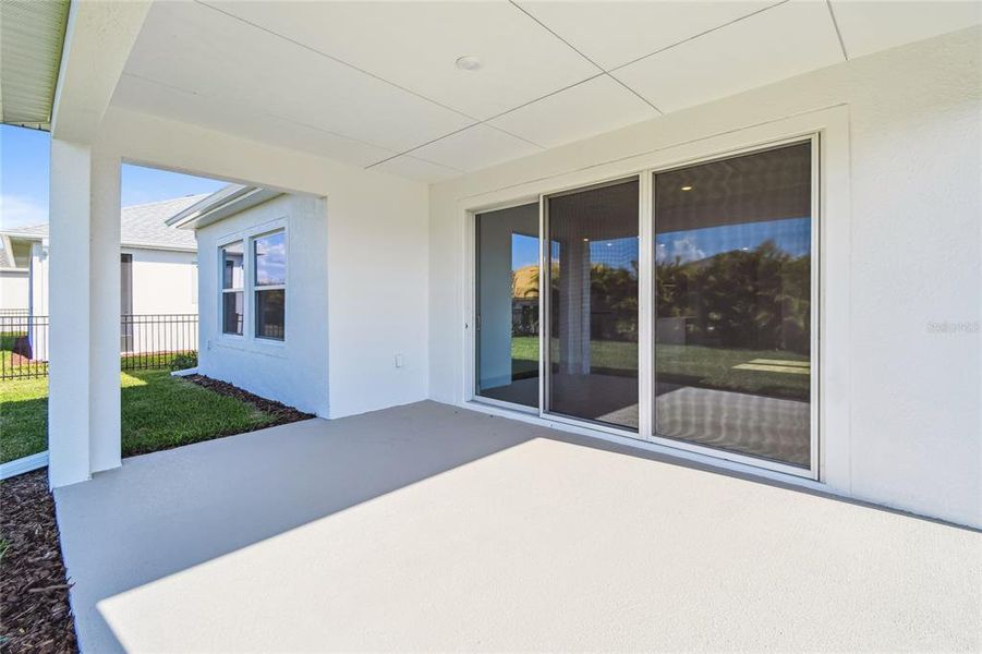 Exterior details and patio area of a home in Waterset Tradition Series, Apollo Beach (Image 19).