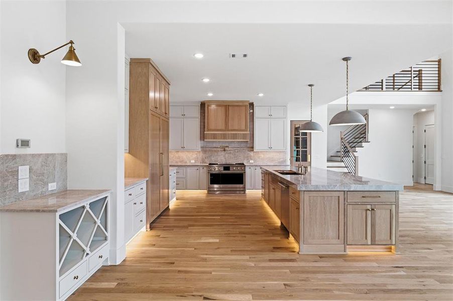 Kitchen view from Living