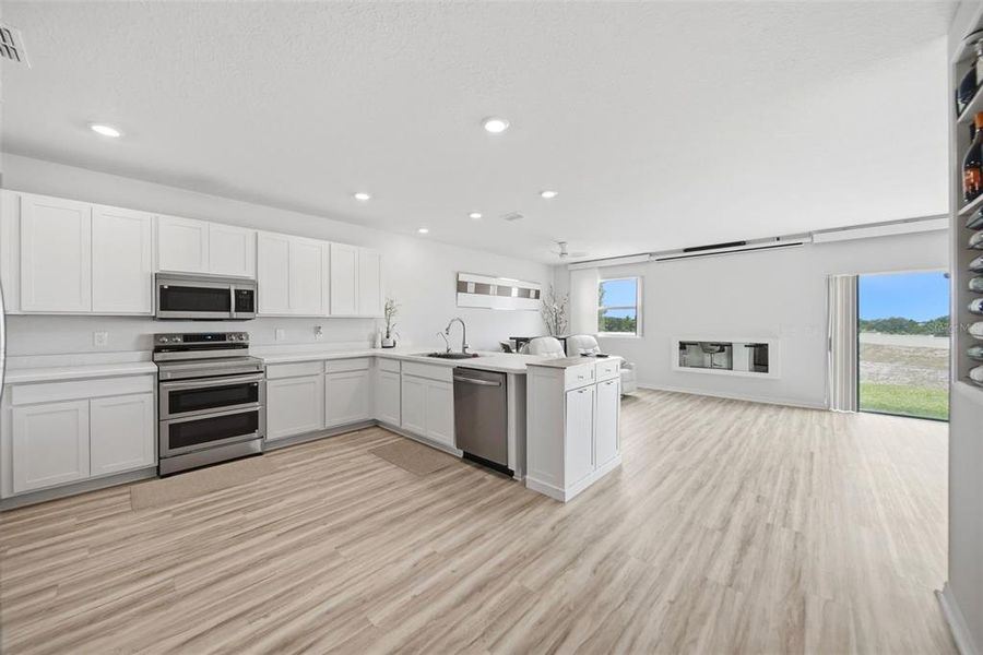 Furnished interior view inside a new home in , Haines City (Image 14).