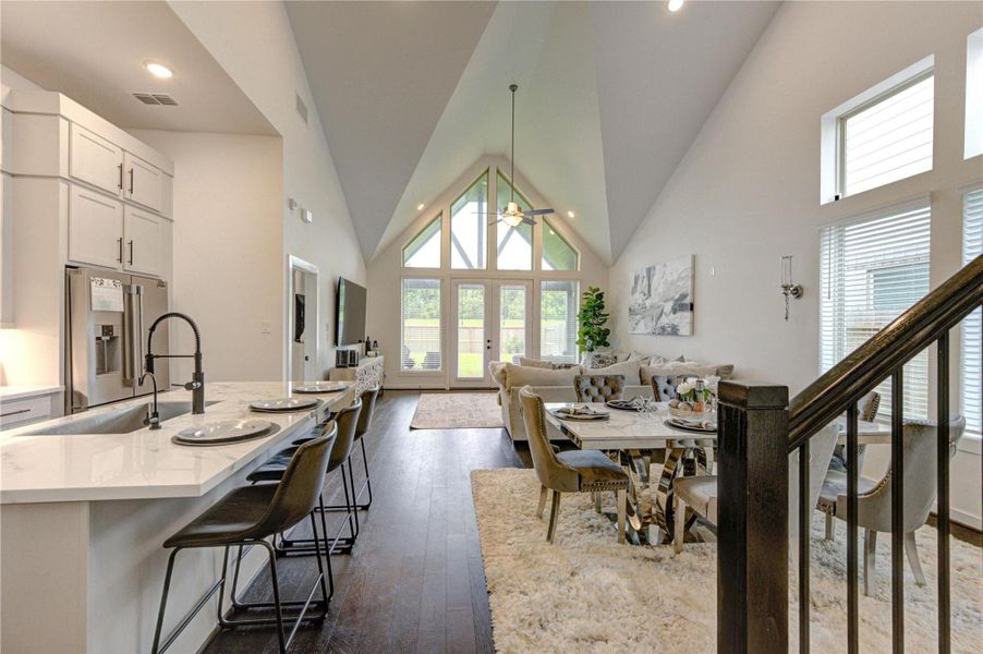 Furnished interior view inside a new home in Sienna 45', 50', Missouri City (Image 18).