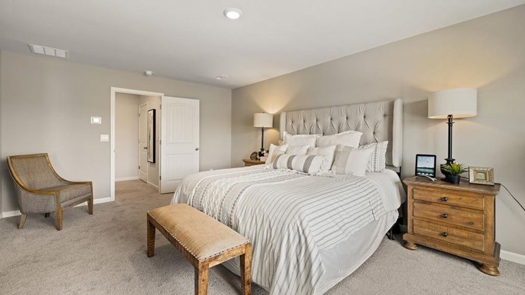 Furnished interior view inside a new home in Braselton Village, Braselton (Image 28). Furnished interior view inside a new home in Braselton Village, Braselton (Image 28).