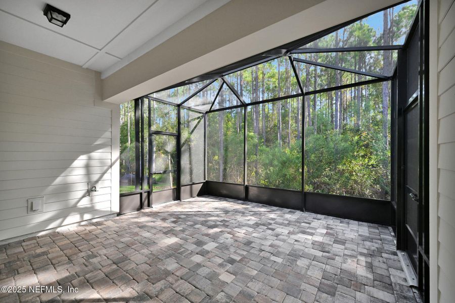 Exterior details and patio area of a home in Del Webb Nocatee, Ponte Vedra (Image 29).