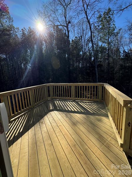 Beautiful view from deck Beautiful view from deck