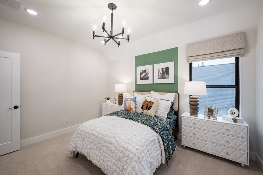 Representative furnished interior of a home built from the Barnhart by Tri Pointe Homes in Trillium, Richmond (Image 56).