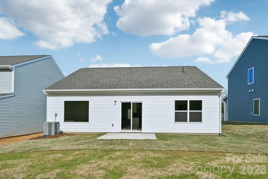 Exterior details and patio area of a home in Willow Estates, Shelby (Image 22).