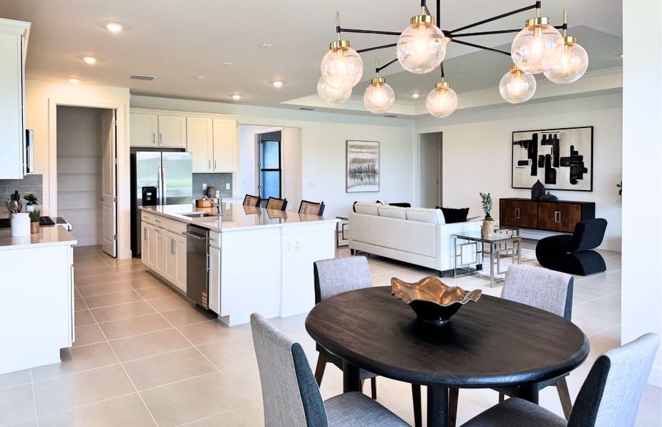 Furnished interior view inside a new home in Arbor Oaks, North Port (Image 15).