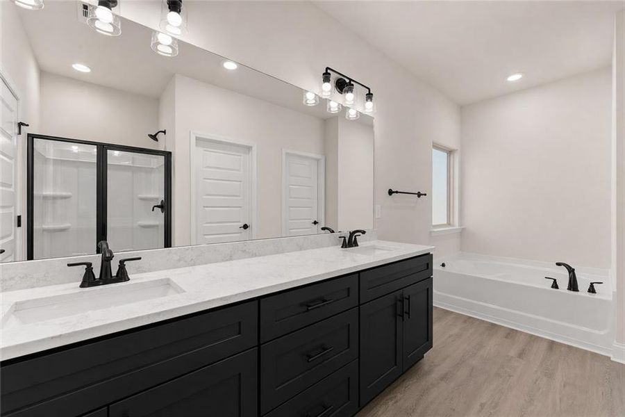 Furnished interior view inside a new home in Thunder Ridge, Dawsonville (Image 5).