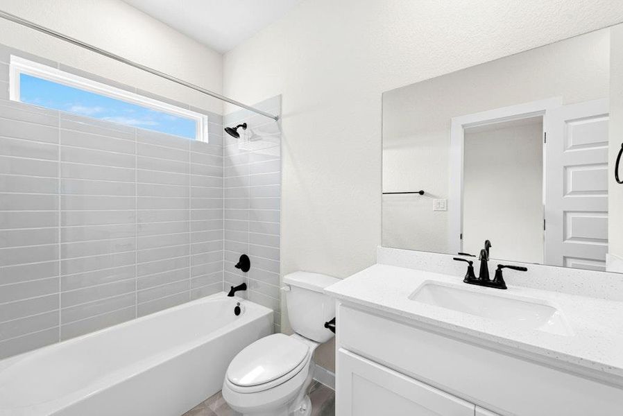 Furnished interior view inside a new home in University Heights, Round Rock (Image 13). Furnished interior view inside a new home in University Heights, Round Rock (Image 13).