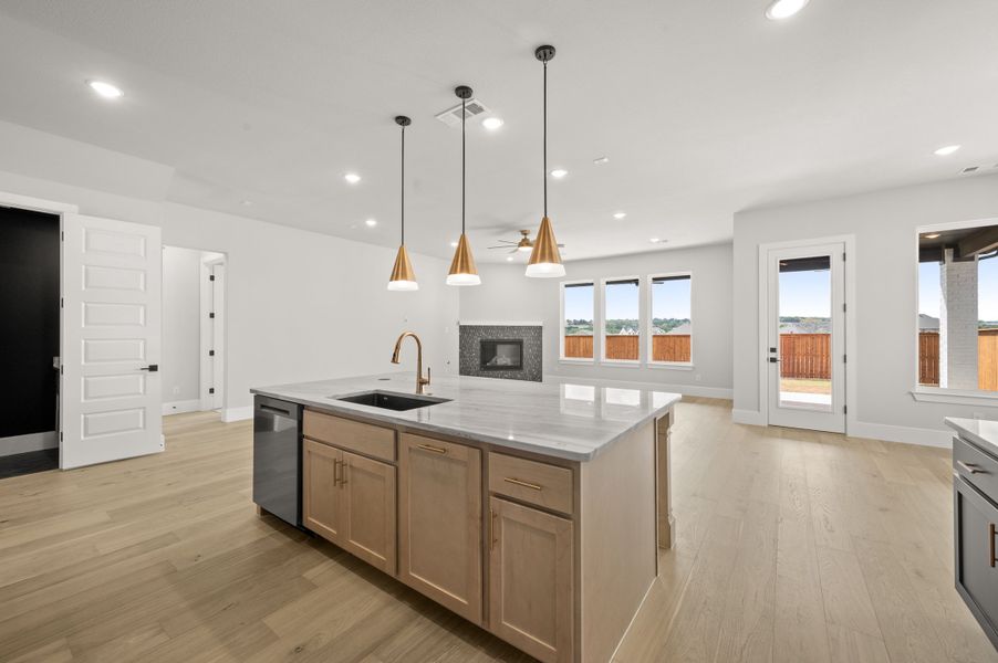 Representative furnished interior of a home built from the Aspen by Stonefield Homes in Rio Vista at Kelly Ranch, Aledo (Image 9).